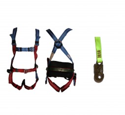 HARNESS FULL BODY COMES WITH DOUBLE LANYARD AND SCAFFOLD HOOKS