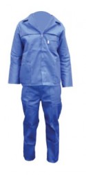 2PC ROYAL POLYESTER COTTON OVERALL